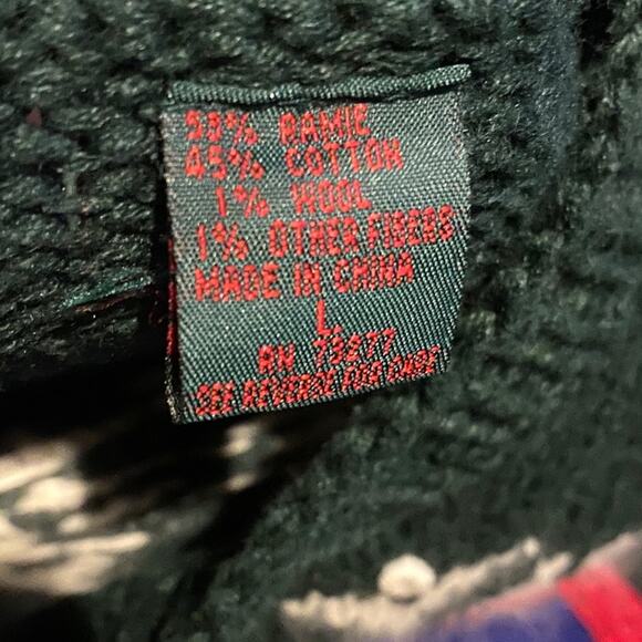 Croft&Barrow Knitted by Hand Winter Christmas Sweater Sz L - Picture 3 of 7